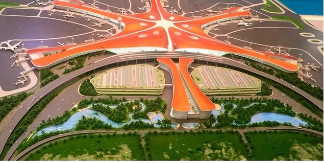 Fig 6 Il nuovo aeroporto di Daxuing