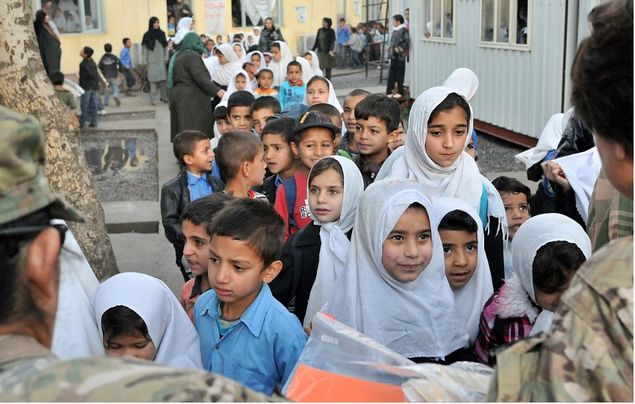 Fig. 5 Afghanistan - La scuola a Kabul 